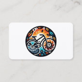 カスタム自転車サイクリングサイクリングスポーツフィットネス 名刺 (裏面)