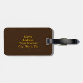 カスタム致命的な姿ラゲージタグ ラゲッジタグ (裏面横)