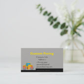 カスタム舗装路建築 名刺 (スタンド正面)