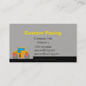 カスタム舗装路建築 名刺 (正面)