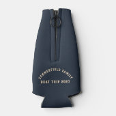 カスタム航海のセーリングマッチングファミリーボートトリップ ボトルクーラー (裏面)