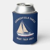 カスタム航海のセーリングマッチングファミリーボートトリップ 缶クーラー (缶裏面)