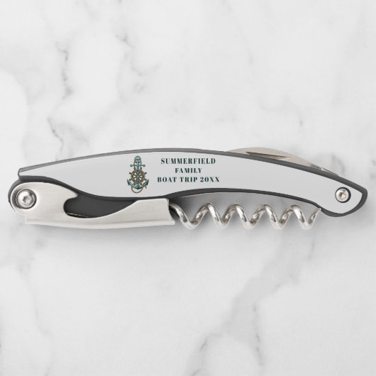 カスタム航海のファミリークルーズバケーションボートトリップ ソムリエナイフ (正面)