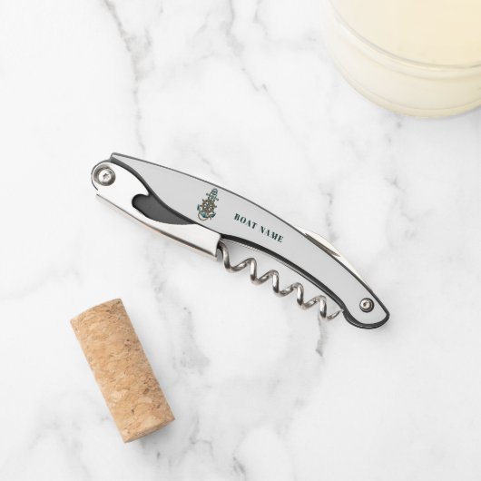 カスタム航海のファミリークルーズバケーションボート名 ソムリエナイフ (正面)