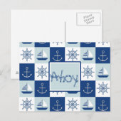 カスタム航海の ポストカード (正面/裏面)