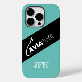 カスタム航空機、航空機、モダンパイロット、航空 Case-Mate iPhone 14 PROケース