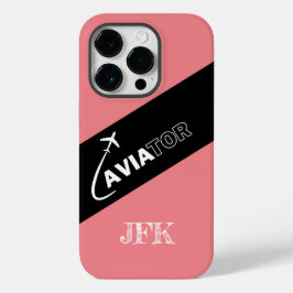 カスタム航空機、航空機、モダンパイロット、航空 Case-Mate iPhone 14 PROケース