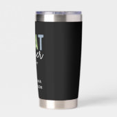 カスタム船主が新しい船主ギフトを設立 保温保冷タンブラー (背面)