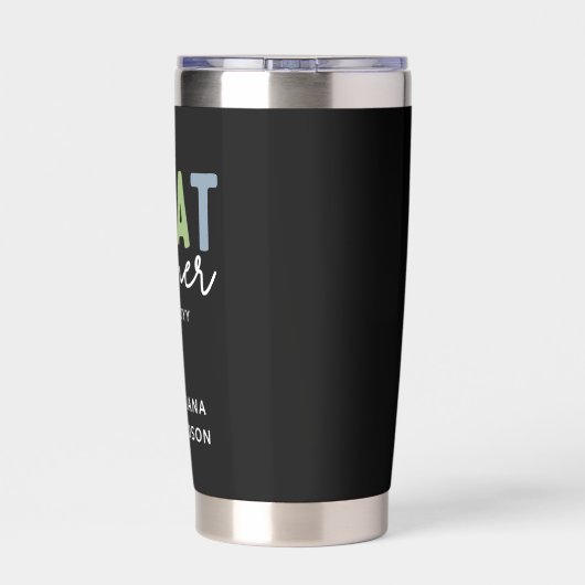 カスタム船主が新しい船主ギフトを設立 保温保冷タンブラー (背面)