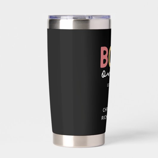 カスタム船主が新しい船主ギフトを設立 保温保冷タンブラー (正面)