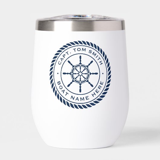 カスタム船長航海の船の名 (正面)