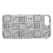 カスタム色の初期のデザイン Case-Mate iPhoneケース (裏面(横))