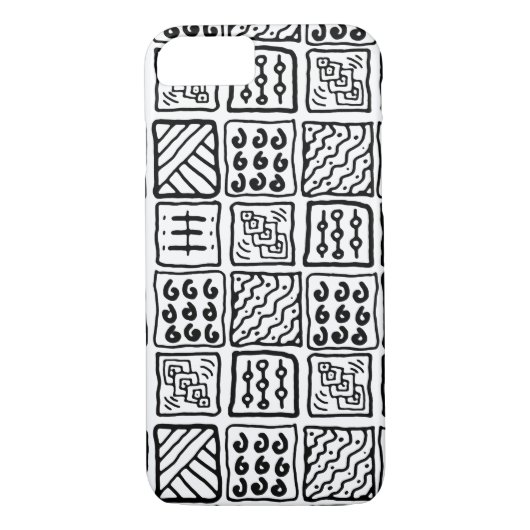 カスタム色の初期のデザイン Case-Mate iPhoneケース (裏面)