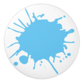 カスタム色の絵を描飛び散り色 セラミックノブ (正面)