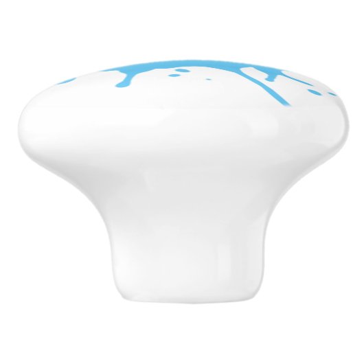 カスタム色の絵を描飛び散り色 セラミックノブ (側面)