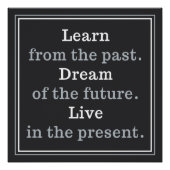 カスタム色やる気を起こさせる引用文 ポスター (正面)