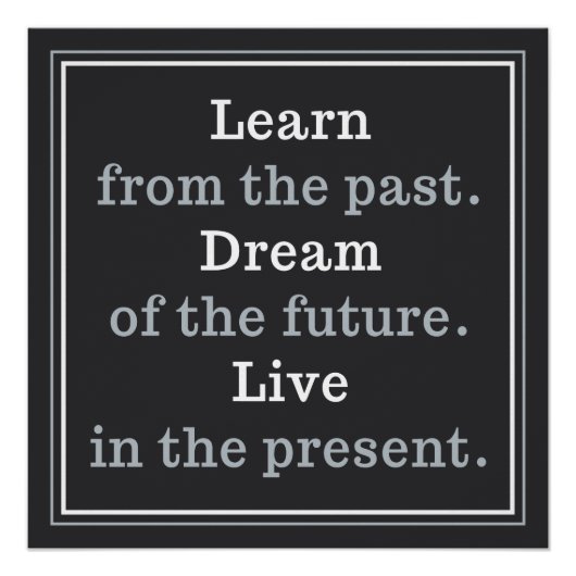 カスタム色やる気を起こさせる引用文 ポスター (正面)