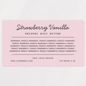 カスタム色スクリプト行の原料リストのラベル ラベル (デザイン1)