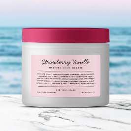 カスタム色スクリプト行の原料リストのラベル ラベル