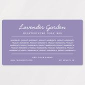 カスタム色スクリプト行の原料リストのラベル ラベル (デザイン1)