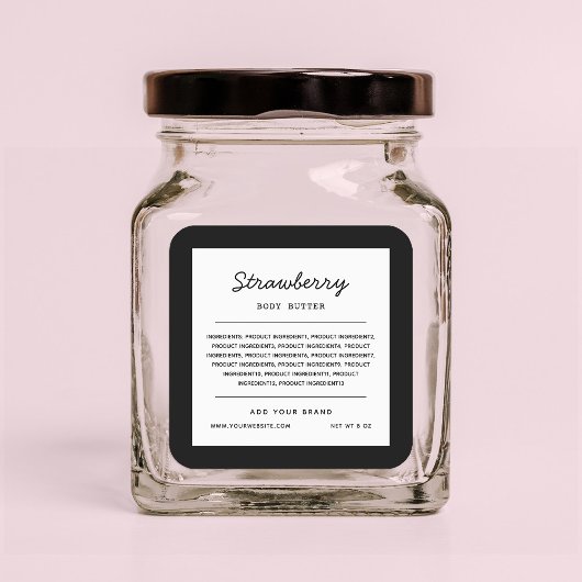 カスタム色スクリプト行の原料リスト スクエアシール