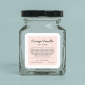 カスタム色スクリプト行の原料リスト スクエアシール