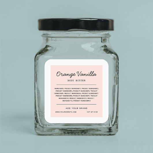 カスタム色スクリプト行の原料リスト スクエアシール