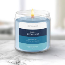 カスタム色ブロックモダン製品ラベル