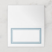 カスタム色モダンクラシック二重縁ど色 プレイスカード (外部開封)