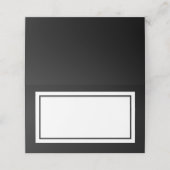 カスタム色モダンクラシック白 プレイスカード (外部開封)