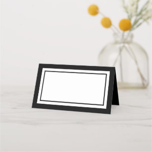 カスタム色モダンクラシック白 プレイスカード