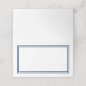 カスタム色モダンクラシック縁ど プレイスカード (外部開封)