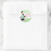 カスタム色主婦料理ベーキング食品ラベル ラウンドシール (バッグ)