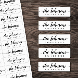 カスタム色可愛い台本の名前と番号の防水 ラベル