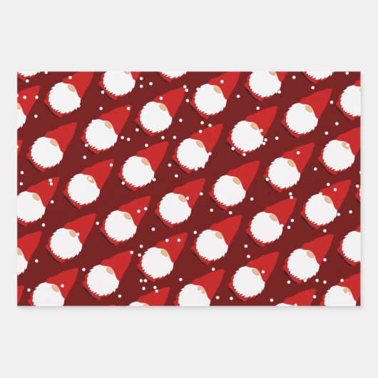 カスタム色可愛い格言漫画クリスマスラッピング ラッピングペーパーシート (正面3)