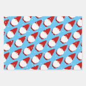 カスタム色可愛い格言漫画クリスマスラッピング ラッピングペーパーシート (正面2)