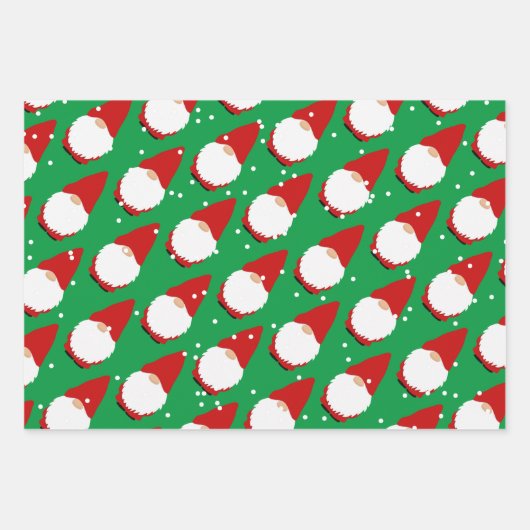 カスタム色可愛い格言漫画クリスマスラッピング ラッピングペーパーシート (正面)