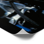 カスタム色彩の鮮やか燃料タンク – サウスダコタ ポスター (角)