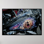 カスタム色彩の鮮やか燃料タンク ポスター (正面)