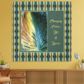 カスタム色感動的変え紅葉 キャンバスプリント (インサイチュ (リビング))