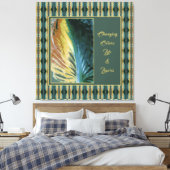 カスタム色感動的変え紅葉 キャンバスプリント (インサイチュ (寝室))