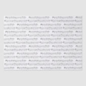 カスタム色私たちは喜んでクリスマスのミュージカル 薄葉紙 (正面)