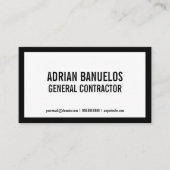 カスタム色縁ど 名刺 (正面)