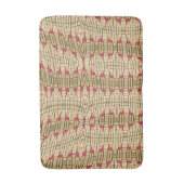 カスタム色背景パステルパターンデザイン バスマット (正面縦)