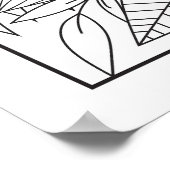 カスタム色自分の女の子は何でもできる ポスター (角)