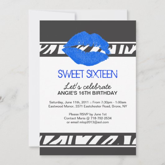 カスタム色 招待状 (正面)