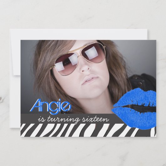 カスタム色 招待状 (裏面)