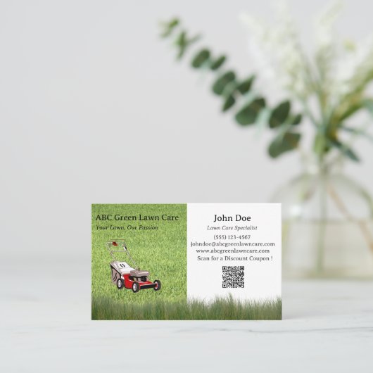 カスタム芝気に 名刺 (スタンド正面)