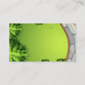 カスタム芝生景観名刺マグネット 名刺 (裏面)