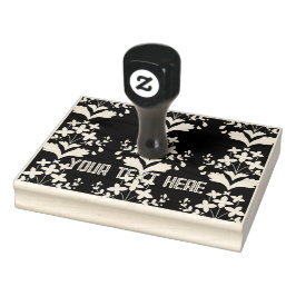 カスタム花の画像の写真文字ウッドアートスタンプ ラバースタンプ